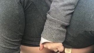 Public Parking Lot Pee