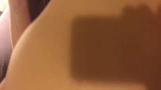 Wife and I playing with each other then POV cowgirl fuck with Creampie