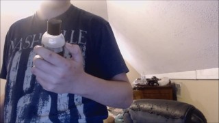 Using stepsister cum lube to CUM