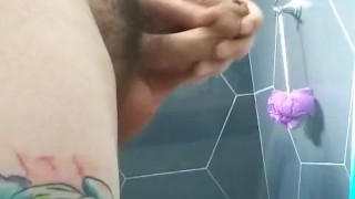 UNCUT PISSING AND CUM