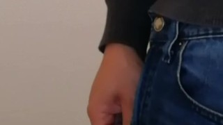 Slapping my uncircumsized penis!