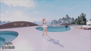 skyrim mmd dance Bboom Bboom