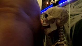 Working on my Halloween Decorations