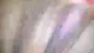 Horny slut plays in her tight pink pussy