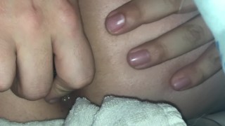 Fucking myself with a Dildo, anal training.