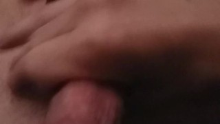 Playing with my hard dick