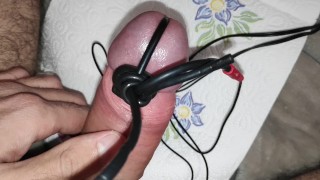 teen cum hands free electro cumshot