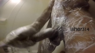 playing with BBC in the shower