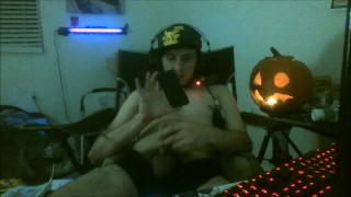 FIrst Halloween Orgasm... xD !!!!! Spooky... Trick or Treat!!!!