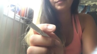 Miss Dee Nicotine Sultry smoking Full Video.