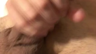 Stroking my big cock part one