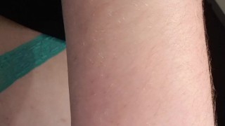 Pounding my thight pussy / First time ANAL buttplug
