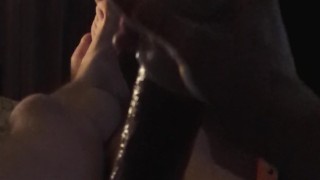 2 hours edging leads BWC to squirting cum eruption with cockring and Tenga egg !