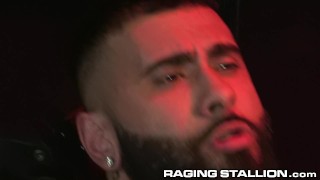 RagingStallion Hunk Big Dick Fetish Daddy Fun With Cute Latino