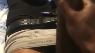 Big dick stroke off part 1