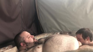 More hot tub fun avec mon très bon French-Canadian twink chaser sub boy