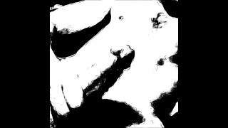 Cartoon cock playing session