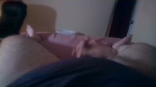 Nerdy Virgin Yanks and Moans Till He Explodes All Over Himself