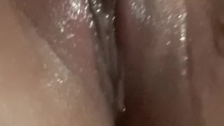 So much cum inside my pussy, feels just as good cumming out