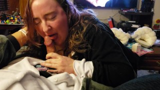 She wants the cock so bad she pulls it through my boxers