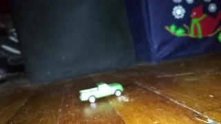 Giant Crossdresser crushes and Dominates a Truck