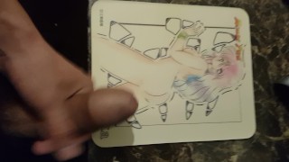 Cummin on hentai mousepad