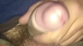 Masturb big dick in car