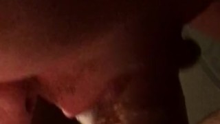 Try to hold it in my throat ! SELF SUCK TILL CUM LOAD