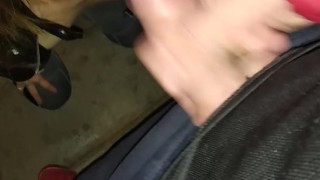 Cumshot in mouth to in