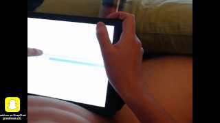 Using my Penis Pump and watching pornhub till i cum pov