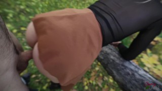 Public Suck N' Fuck - Outdoor Creampie