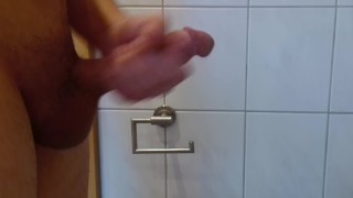 Huge Load of Cum - must drain out from 17cm dick