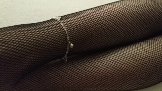 Chastity key on mistress anklet