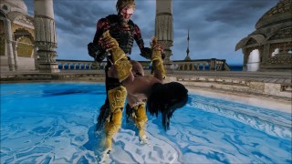 Skyrim Aries Gold Saints sex with Draugr