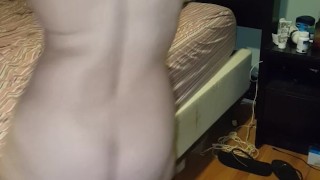 Booty shaking, nude strip show!