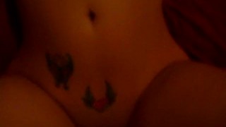 Tatooed Chic with Big Tits Slow Fucks My Big Dick