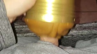 Fucking my fleshlight till I go soft