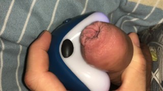 Big Cock edging with Vibrator