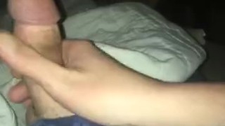 Straight guy Jacking off pretty dick & cumming for you!
