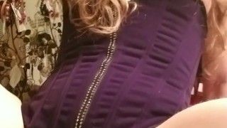 Milf loves her dildo machine - double penetration