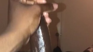 BBC solo tease with coconut oil