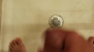 Jerking off in the shower again