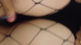 Spanked the baby for bad behavior