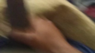 Tatted thug jacking big dick