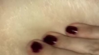 Soft belly button fetish play