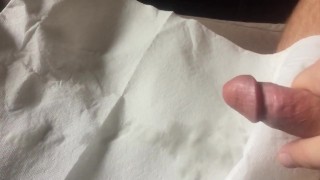 Huge drip then shoot cumshot slo mo!