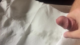 Huge drip then shoot cumshot slo mo!