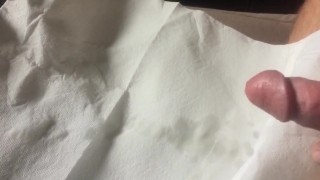 Huge drip then shoot cumshot slo mo!