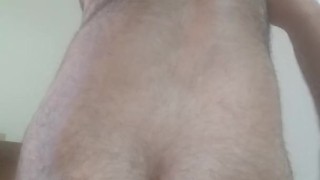 Wine Bottle Deep Anal Insertion Male Extreme: riding it for you