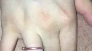 Hot brunette teen masterbating
